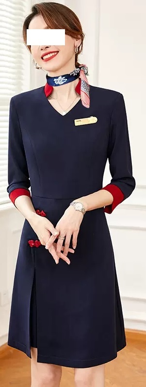 外資系航空制服 中国南東方航空 制服 客室乗務員 制服 S サイズ 一点のみ拍卖