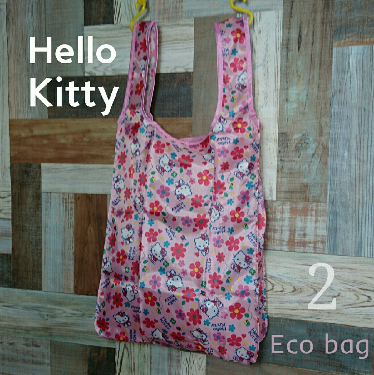 【未使用新品】 Hello Kitty ハロー キティ エコバッグ 2 MB238拍卖