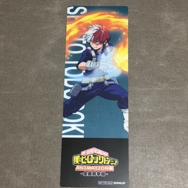 【 轟焦凍】 僕のヒーローアカデミア ヒロアカ ANIMATION展 -全面戦争編- チケット風クリアカード拍卖