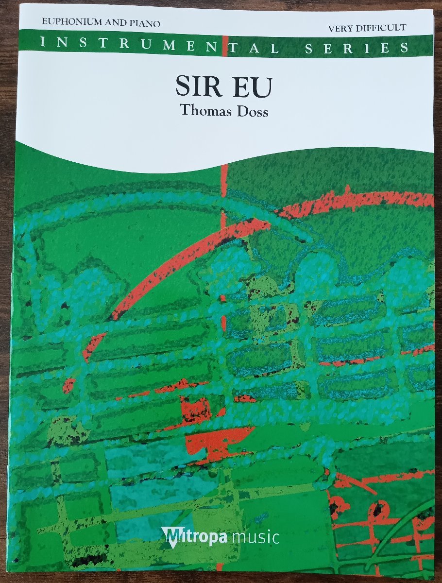 送料無料 ユーフォニアム楽譜 トーマス・ドス:サー・EU ユーフォニアム&ピアノ SIR EU拍卖