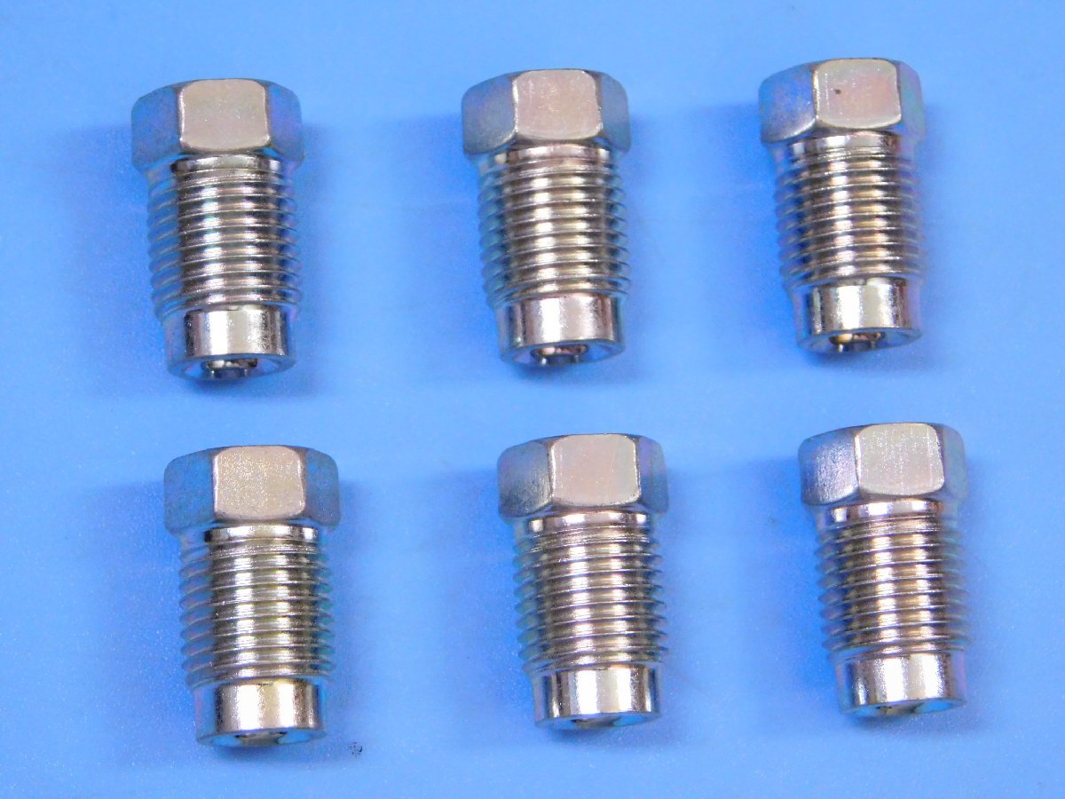 【トヨタ車用/フレアナット6個・M10×1.0】※ ブレーキパイプ制作に!拍卖