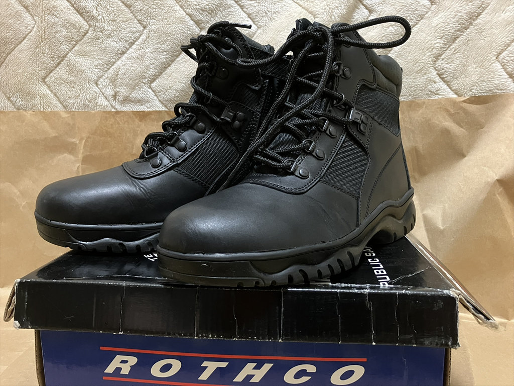 ROTHCO ロスコ 5190 WATERPROOF TACTICAL SIDE ZIPPERブーツ ミリタリーブーツ【靴紐注意あり・箱破れ】拍卖