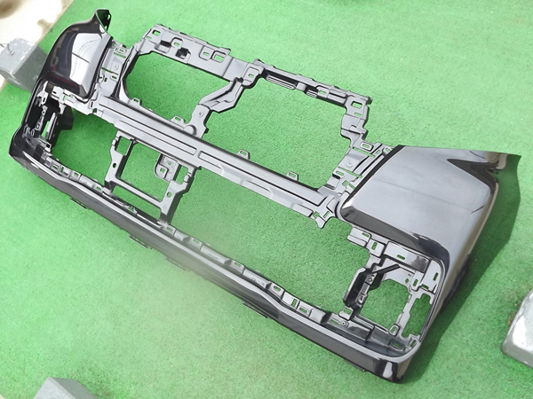 ☆微傷,送料安,後期,X07,ブラックマイカメタリック★タント カスタムLA600S/LA610Sフロントバンパー★シフォンLA600F/LA610F,純正,黒★Re:P拍卖