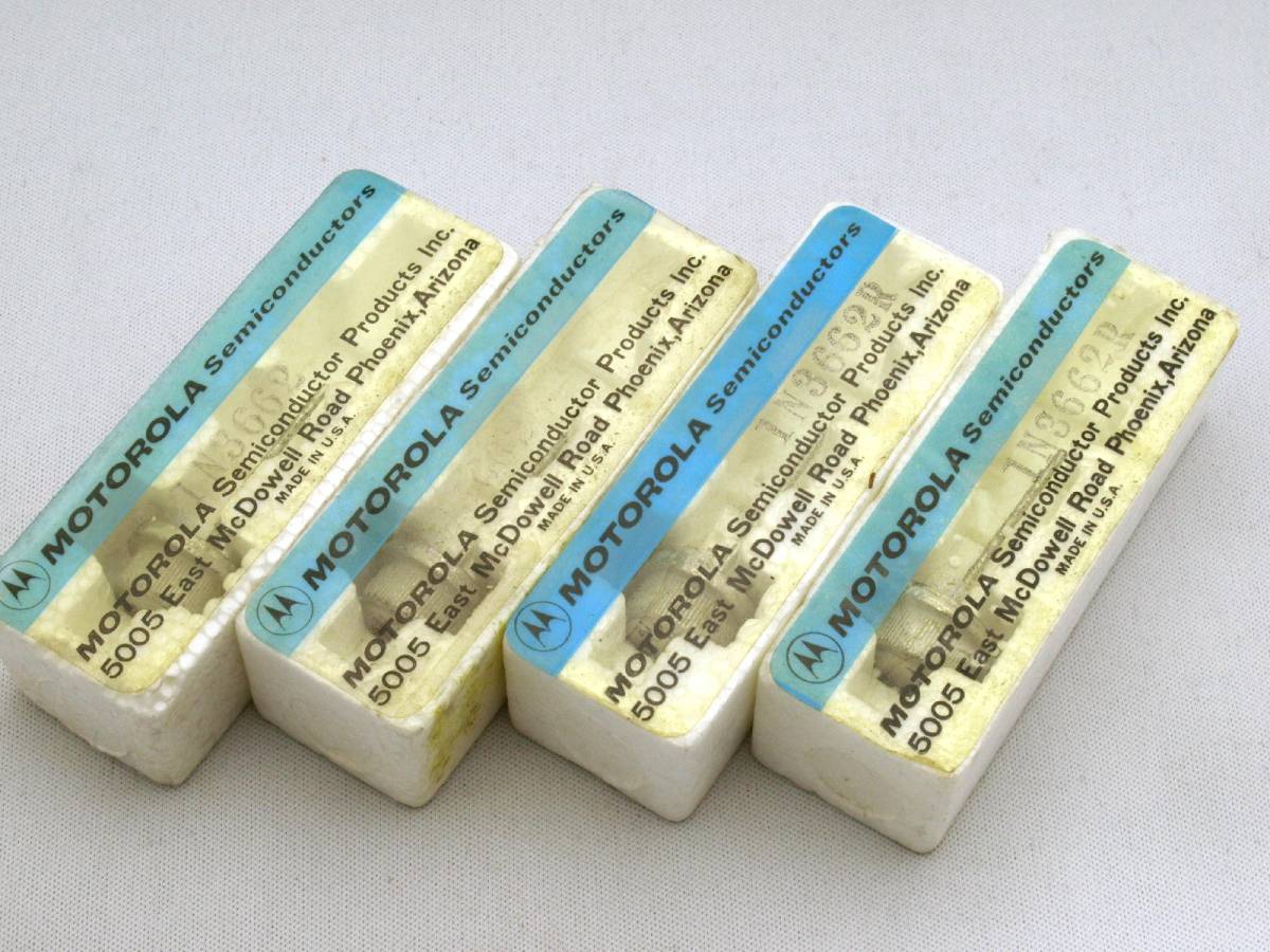 即決 Motorola 1N3662 1N3662R ダイオード1組(4個) レターパックライト送料込み McIntosh MC2105補修部品拍卖