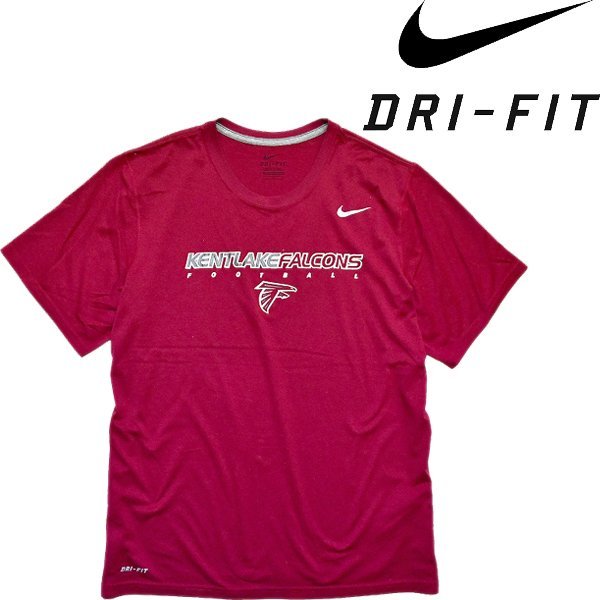 1点物◆ナイキNIKEドライフィット/ハイテク素材Tシャツ古着メンズXLレディースOKアメカジ90sストリート/スポーツ半袖ドライTシャツ559448拍卖
