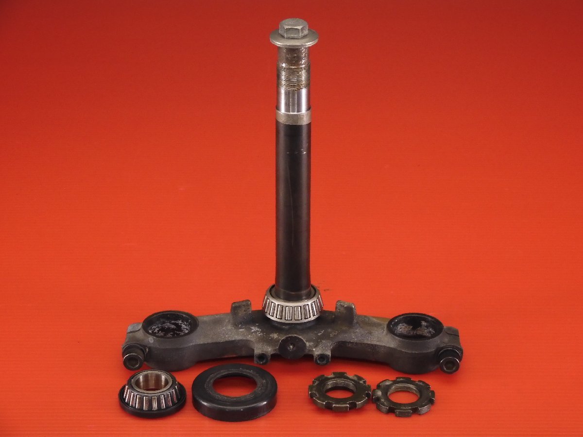 80【評価A】Z750スペクター kawasaki GT750 Z750GT 当時物 実動 純正 ステアリング ステム 三つ又 Φ36 アンダーブラケット拍卖