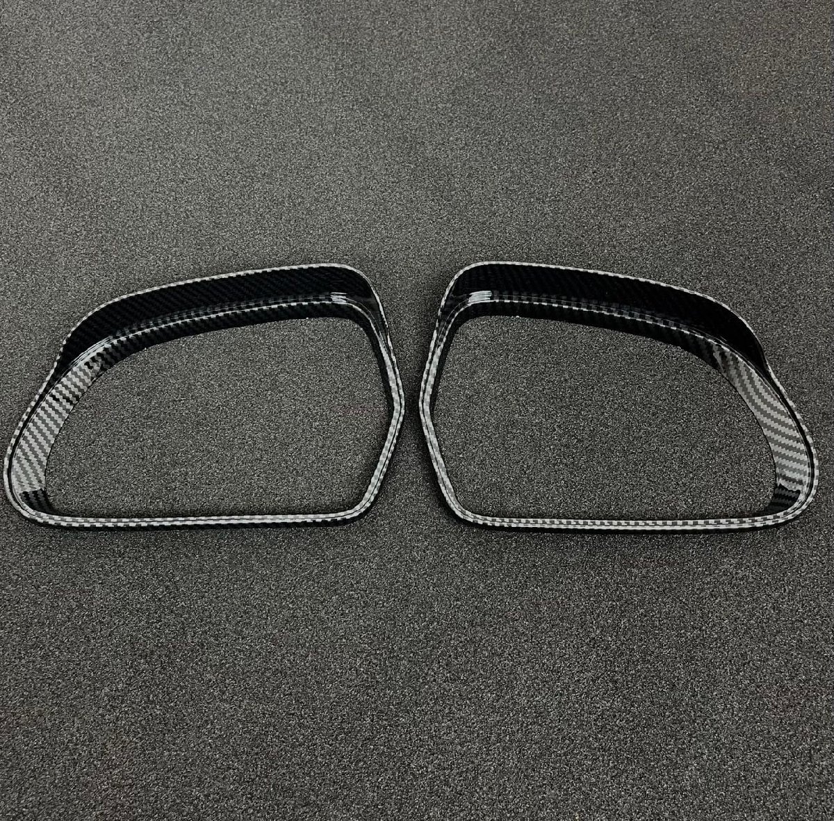 スポーティ全開♪ カーボン ルック ドアミラー バイザー リング アウディ A5 2.0TFSI 3.2TFSI クワトロ S5 ベースグレード 8T拍卖