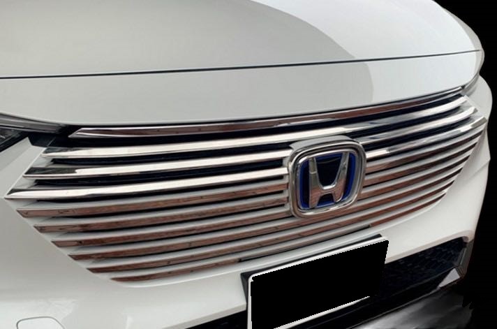 威圧的存在感♪ メッキ グリル モール ガーニッシュ ヴェゼル RV3 RV4 RV5 RV6 G e:HEV X Z PLaY 15P拍卖