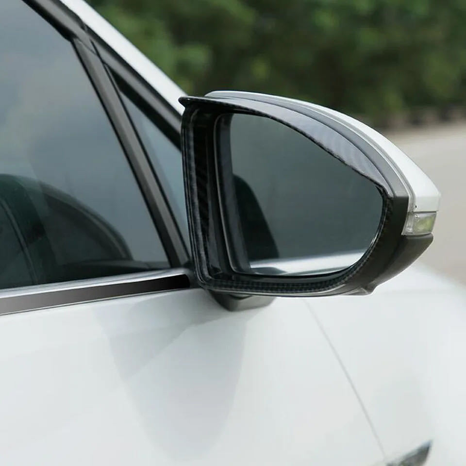 スポーティ全開♪ カーボン ルック ドアミラー バイザー リング ワーゲン ゴルフヴァリアント TSI Rライン ハイライン拍卖