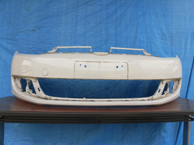 VW ゴルフ6 フロントバンパー 白 Y561拍卖
