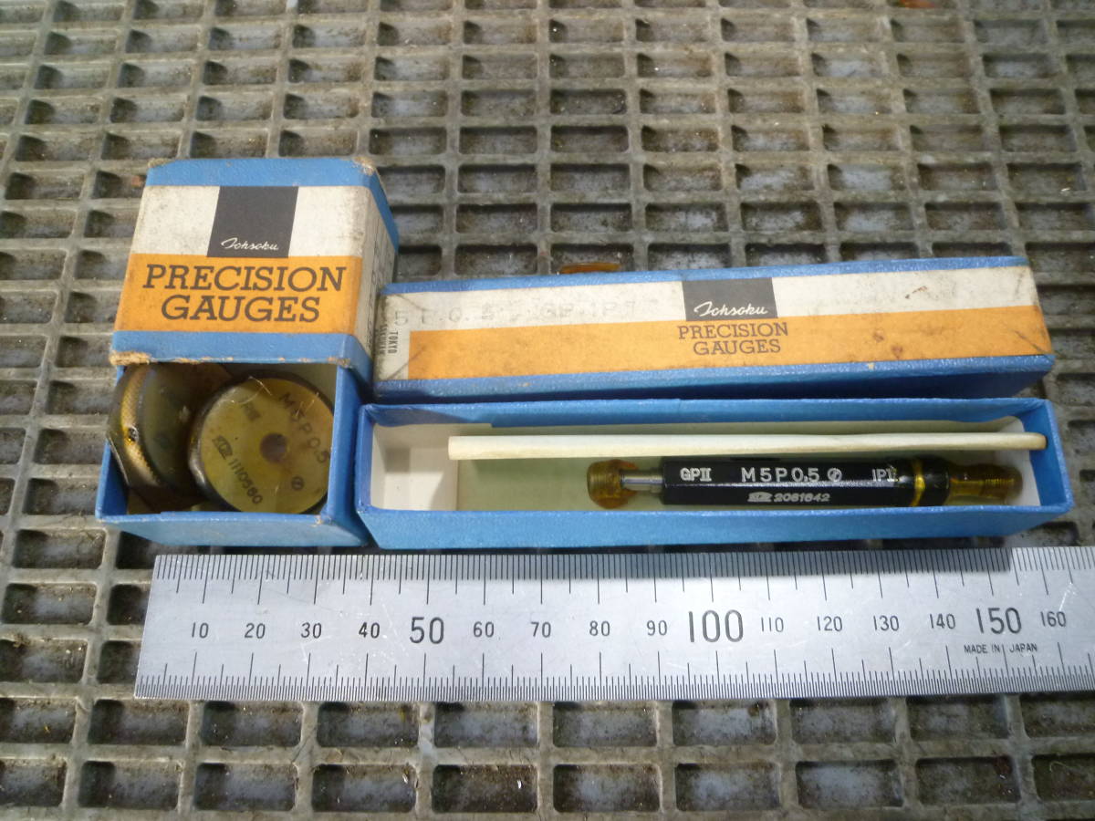 ◇M5×0.5 ねじリングゲージ&ねじゲージ (AG2384) KGW・東京測範 ◇拍卖