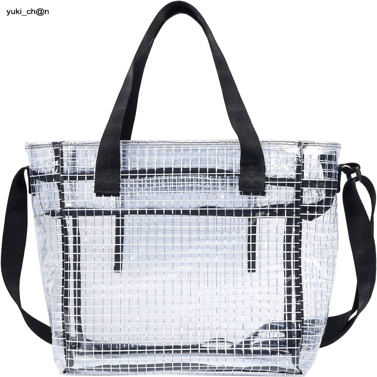 エンジニアバッグ ショルダー 静電気防止 クリーンバッグ ショルダーバッグ 透明 大きめ マチ広い 工具バッグ クリーンルーム 仕事 作業拍卖