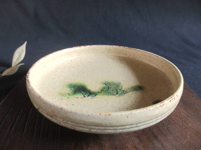 中皿 黄瀬戸 蕪紋 たらい皿 康元窯 佐藤公一郎 SK-134拍卖