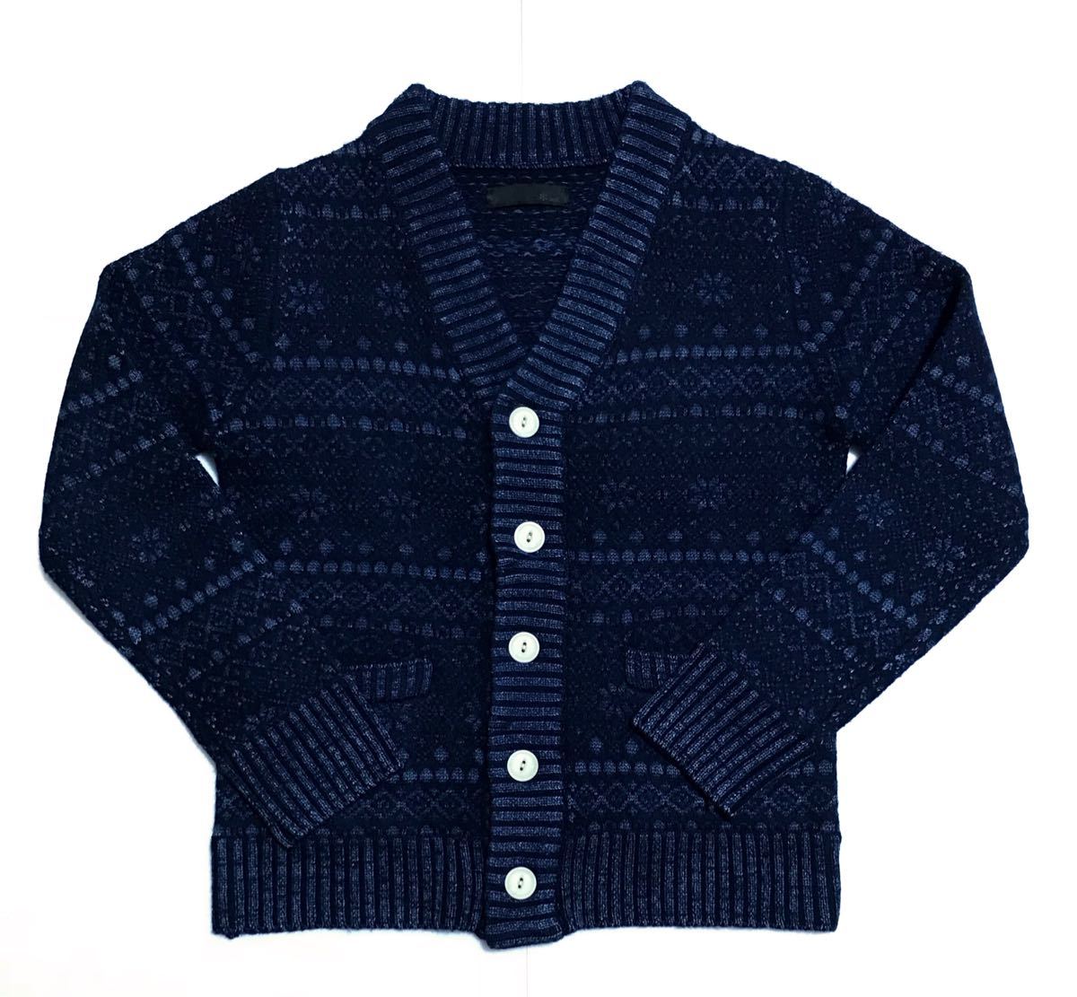 【美品】ast ニット カーディガン ブルー拍卖