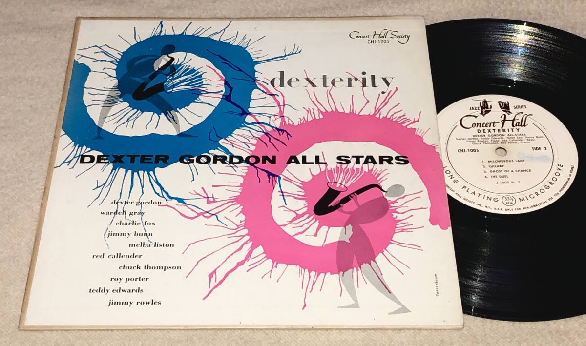 ●幻のDial音源10吋Mono完オリDexter Gordon / Dexterity●Wardell Gray, Teddy Edwards The Chase 拍卖