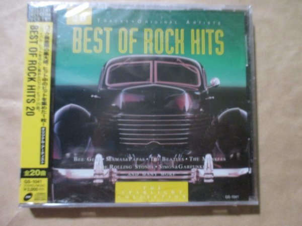 【BEST OF ROCK HITS 20】◆新品◆帯付CD◆オムニバス◆懐かしの名曲収録◆新品未開封!!拍卖
