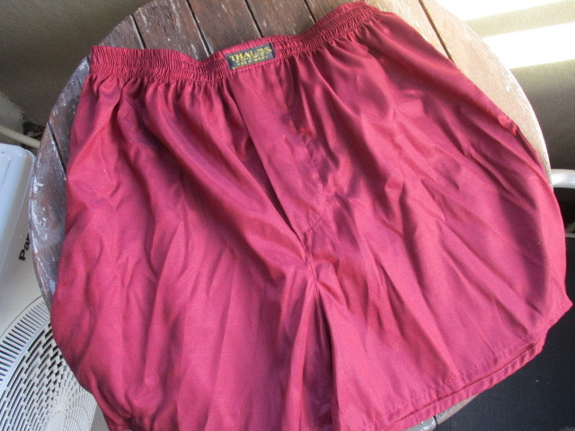 未使用 男性タイシルクトランクス ワイン XXL 1枚700円から拍卖