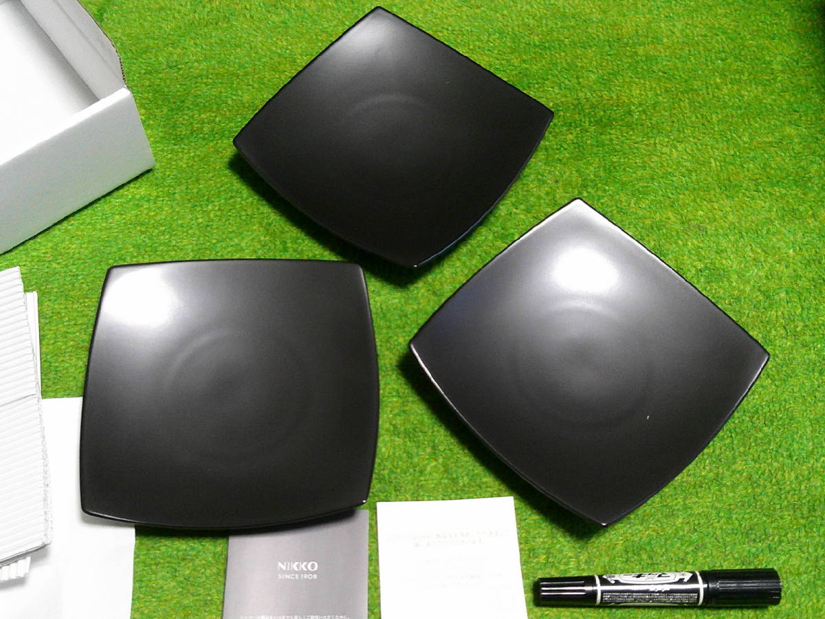 NIKKO ニッコー 18.5cm角皿 3枚拍卖