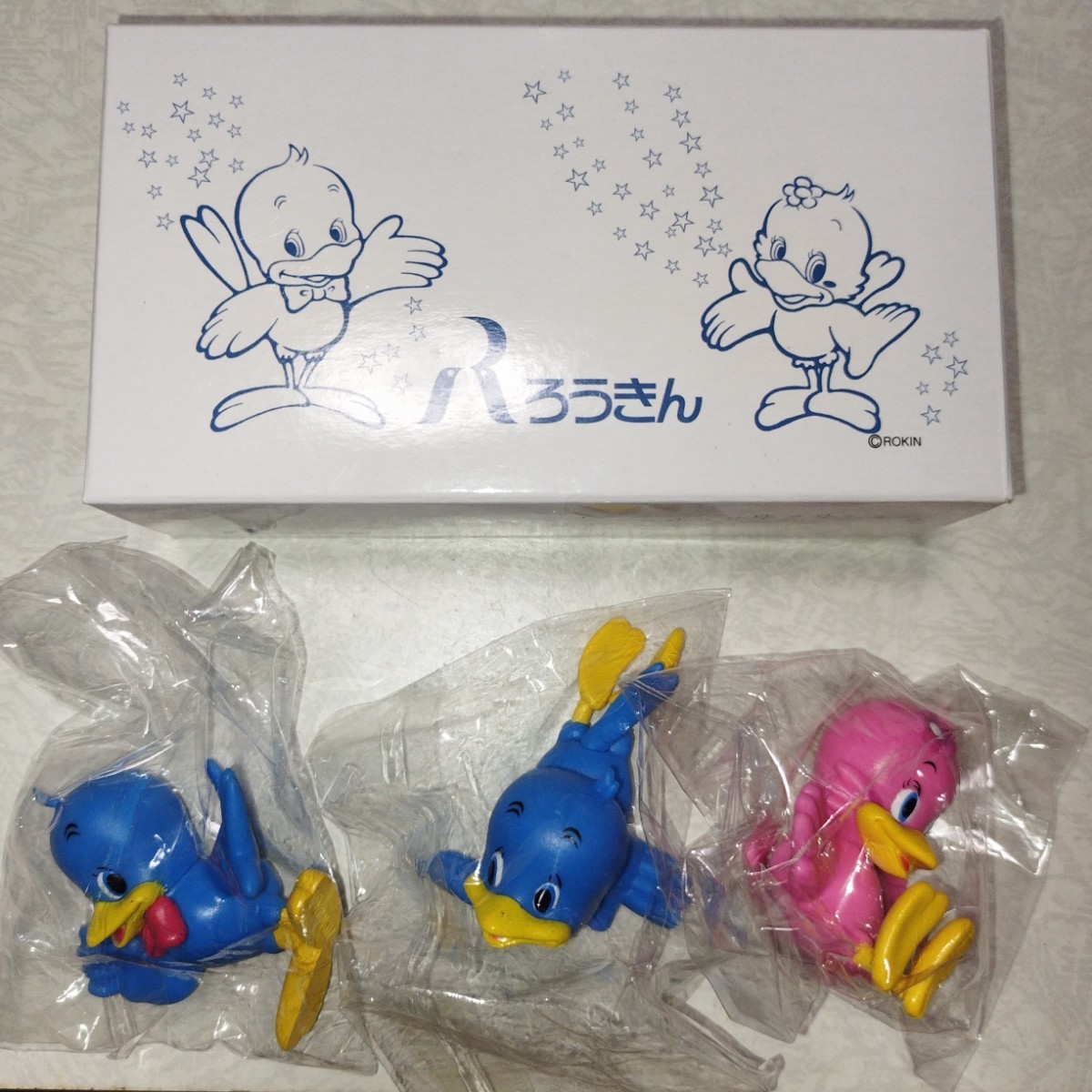 労働信用金庫キャラクターロッキー&ピンキー新品 当時物 フィギュア 送料無料!拍卖