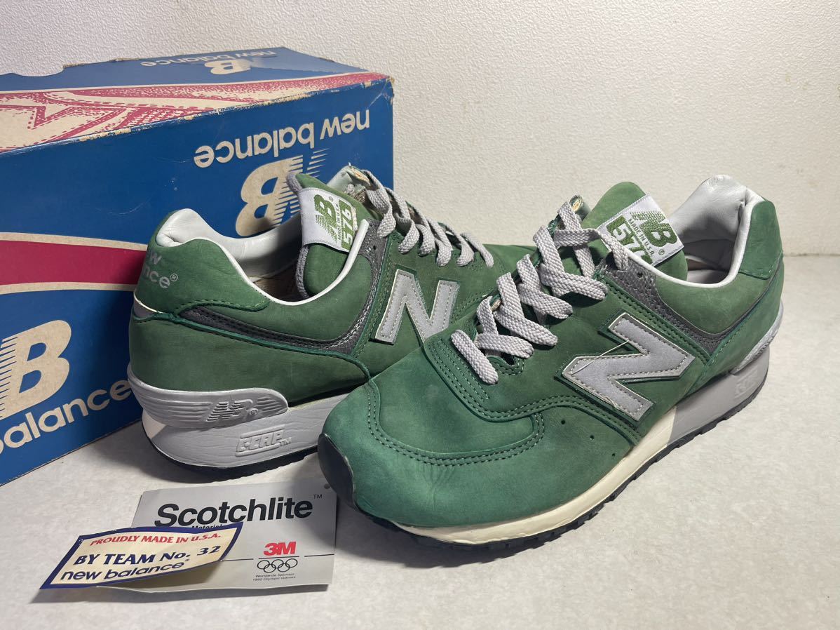 newbalance ニューバランス M576 GN オリジナル 90's FL別注 フットロッカー 緑ヌバック 未使用 DEAD US9 箱付き拍卖