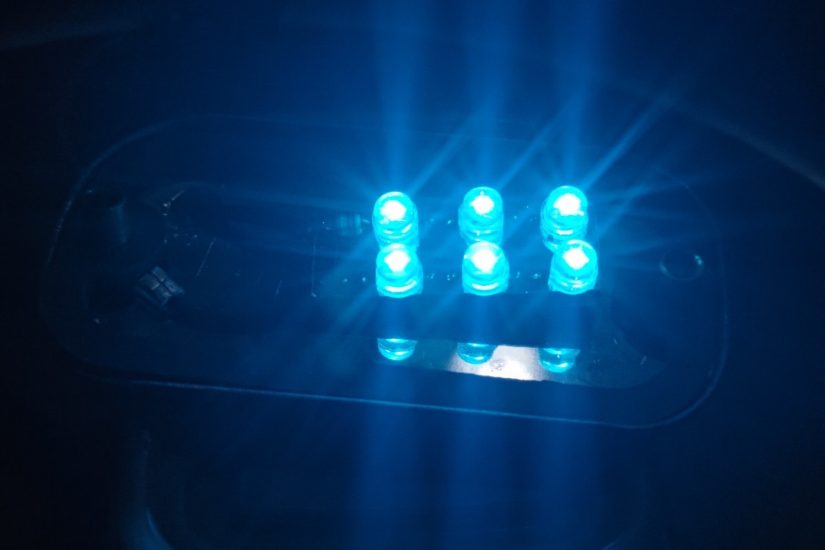 アイスブルー LED 角マーカー 24V デコトラ トラック 電飾 10個 拍卖