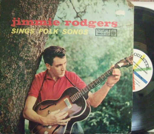 3枚で送料無料【米Roulette mono】Jimmie Rodgers/Sings Folk Songs拍卖