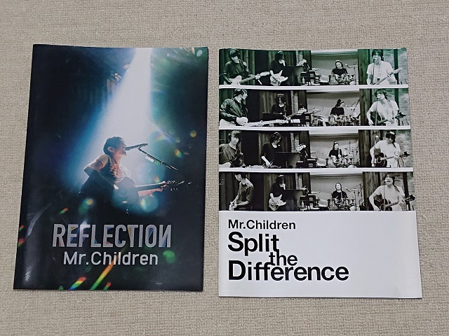Mr.Children ミスターチルドレン ミスチル 『REFLECTION』『Split the Difference』2冊 パンフレット 拍卖