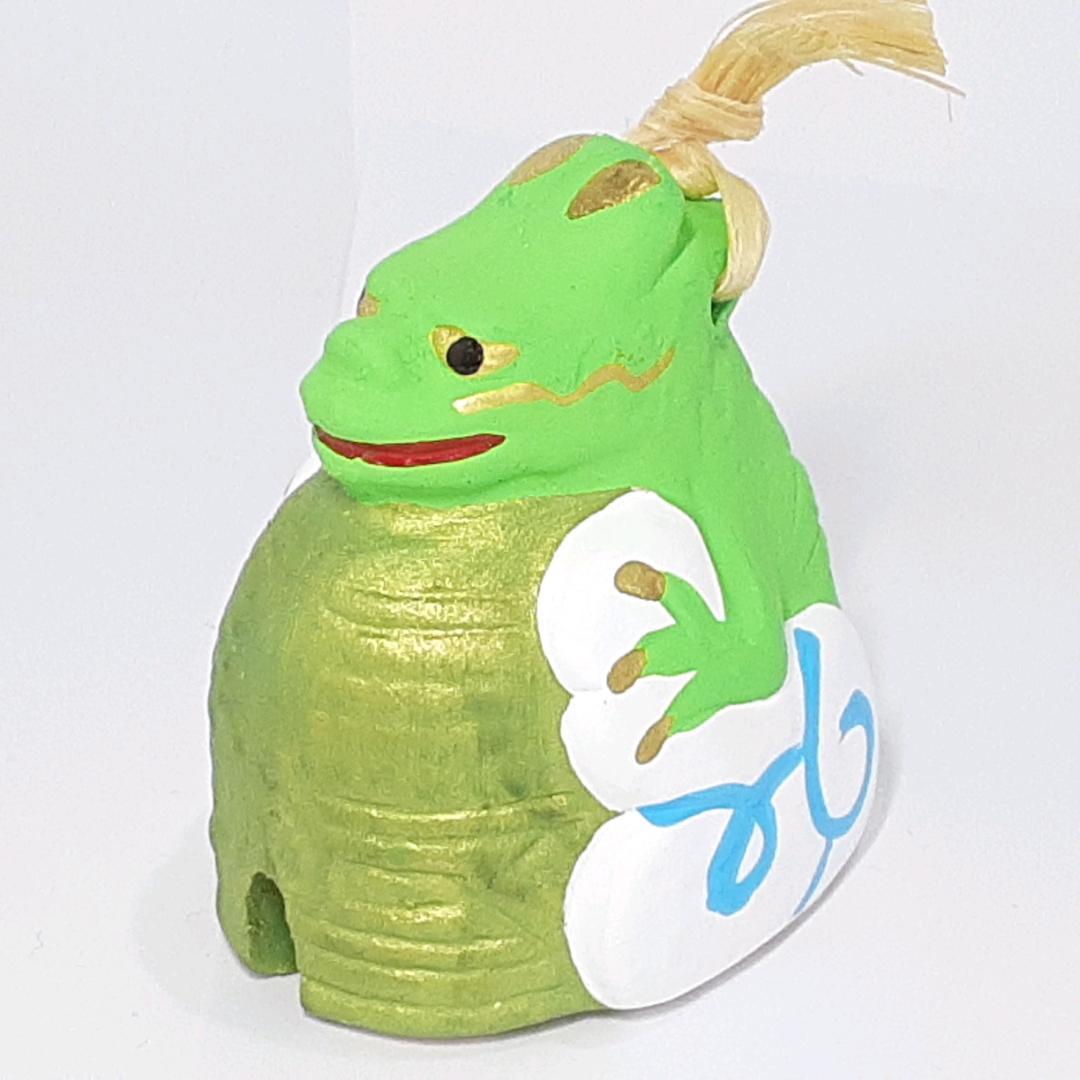 送料無料)干支 辰 たつ 観光 参拝 旅行記念 土鈴 6x6x5cm A16285拍卖