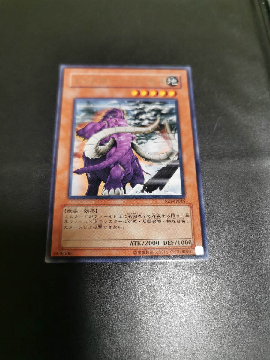 遊戯王 OCG FET-JP015 ビッグホーンマンモス レア R拍卖