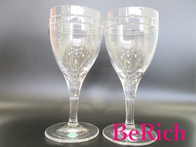 ティファニー ペア ワイングラス セット クリア カップ クリスタル ガラス コップ テーブルウェア 食器 TIFFANY&Co. 【中古】 bh2213拍卖