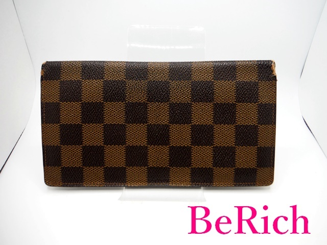 ルイ ヴィトン LOUIS VUITTON 長財布 札入れ ダミエ ポルト バルール カルトクレディ N61823 エベヌ LV ロゴ ロ 【中古】 bs3098拍卖