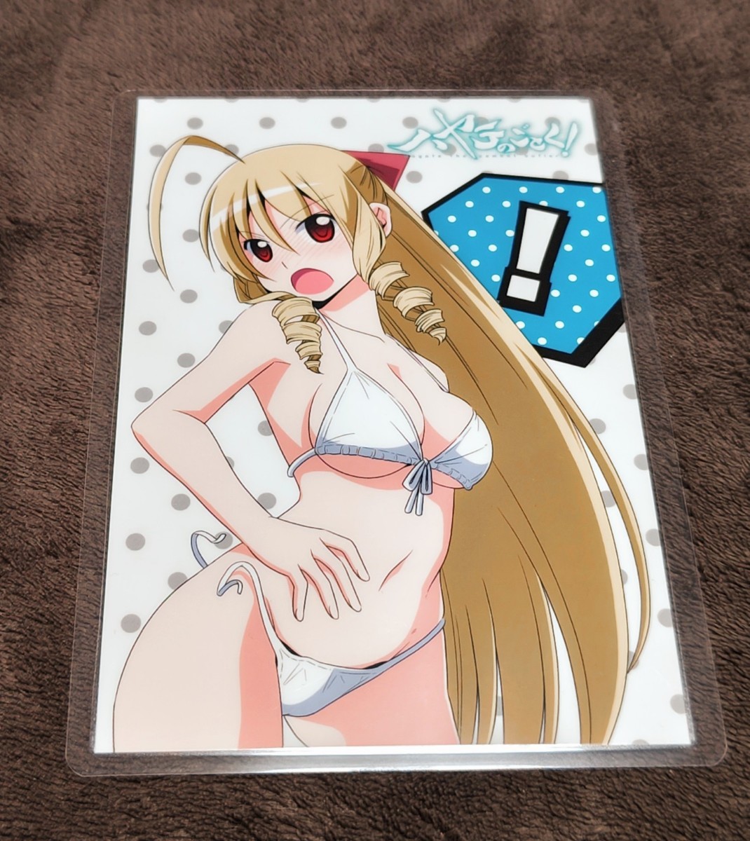 ♪『ハヤテのごとく!』♪イラストカード♪白ビキニ♪ゲーマーズ♪ラミネート加工済み(説明欄必読)♪畑健二郎♪♪拍卖
