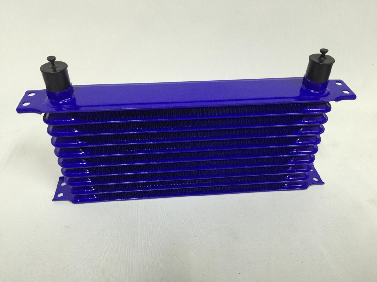 新品 汎用 AN10 オイルクーラー 10段青 コア単品拍卖
