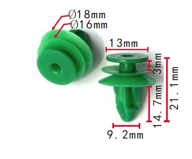 トランクパネル トリムクリップ 日産に適合 純正品番 :769844CE0A 10個拍卖
