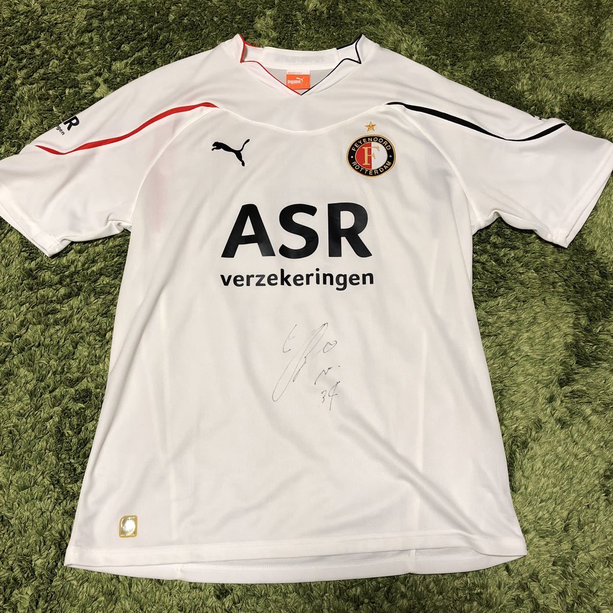 宮市亮 サイン入り フェイエノールト ユニフォームシャツ拍卖