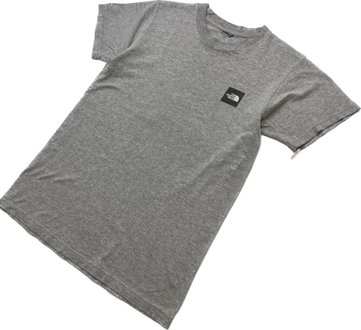 THE NORTH FACE ☆ 両面プリント◎ メッセージ 半袖 Tシャツ グレー M相当 メンズ スポーツ アウトドア キャンプ ノースフェイス■S2246拍卖
