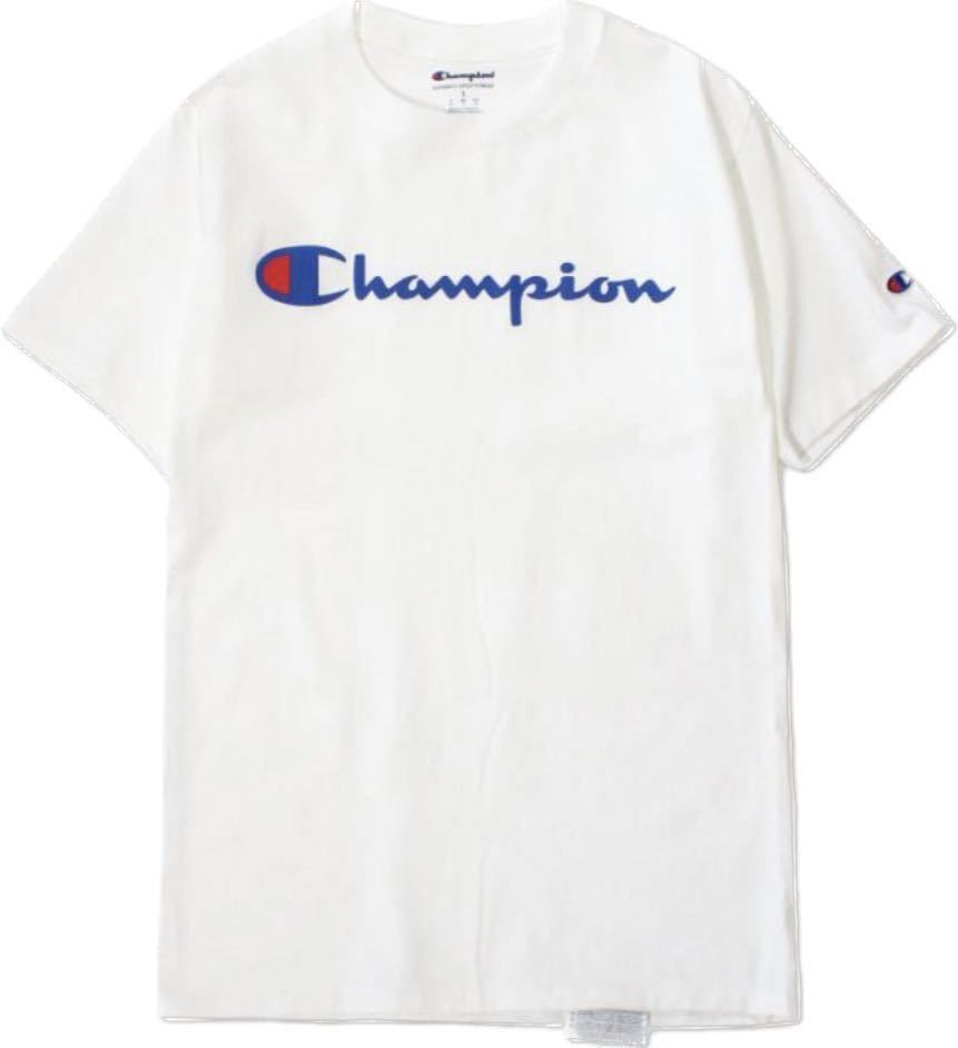 Champion チャンピオン スクリプトロゴ USAモデル 半袖Tシャツ GT23H ホワイト M拍卖