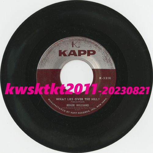 K-331X★ROGER WILLIAMS What Lies Over The Hill?/La Montana拍卖