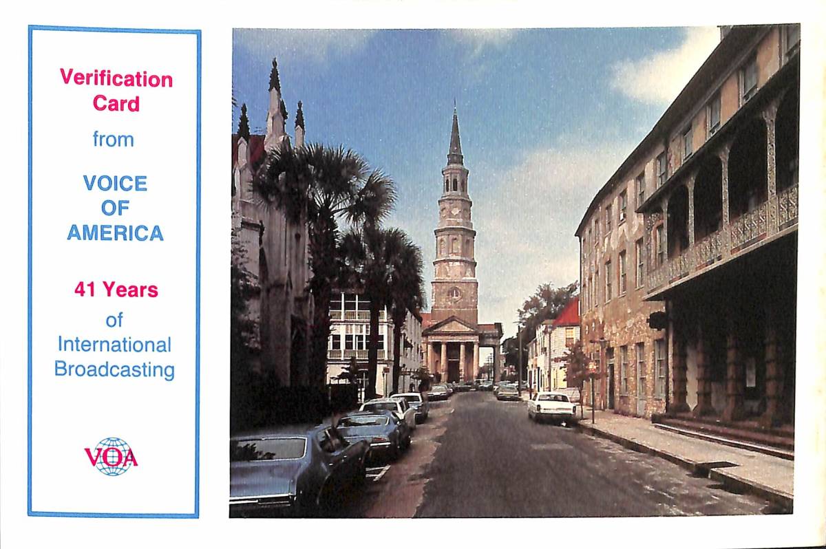 BCL★希少ベリカード★VOA・アメリカの声+おまけ★SONY★ソニー★トランスミッター★TMR-5カラーサービスガイド付拍卖