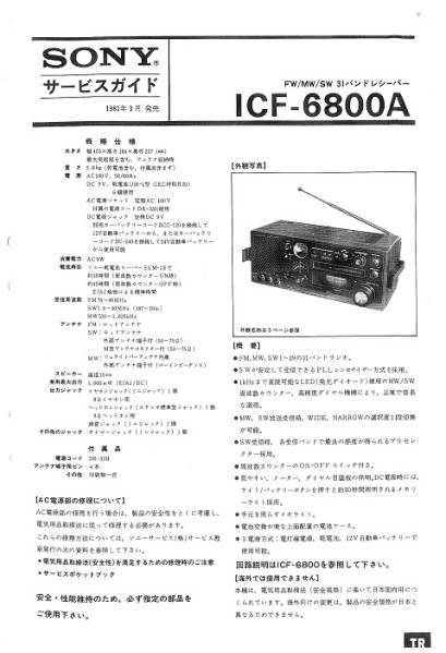 BCL★希少ベリカード★JONX-DTV★HTV・広島テレビ放送+おまけ★SONY★ソニー★ICF-6800Aカラーサービスガイド完全版付拍卖
