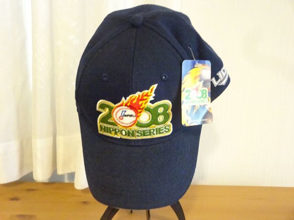 X 2008 NIPPONSERIES X 男女兼用 ベースボールキャップ サイズ58cm 紺色帽子 タグ付 キャップ 帽子拍卖