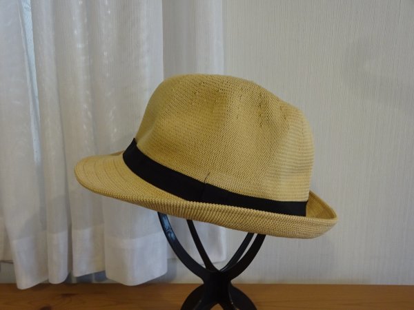 ∨ HOLLYWOOD MIRROR ∨レディース・メンズ 中折れハット ペーパーハット サイズ57cm〜59cm キャップ 帽子拍卖