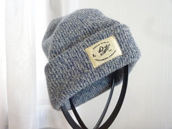 ∋ COUPLES ROSEBUD ∋ レディース・メンズ 水色帽子 ニット帽 サイズ57cm〜59cm キャップ 帽子 ローズバッド拍卖