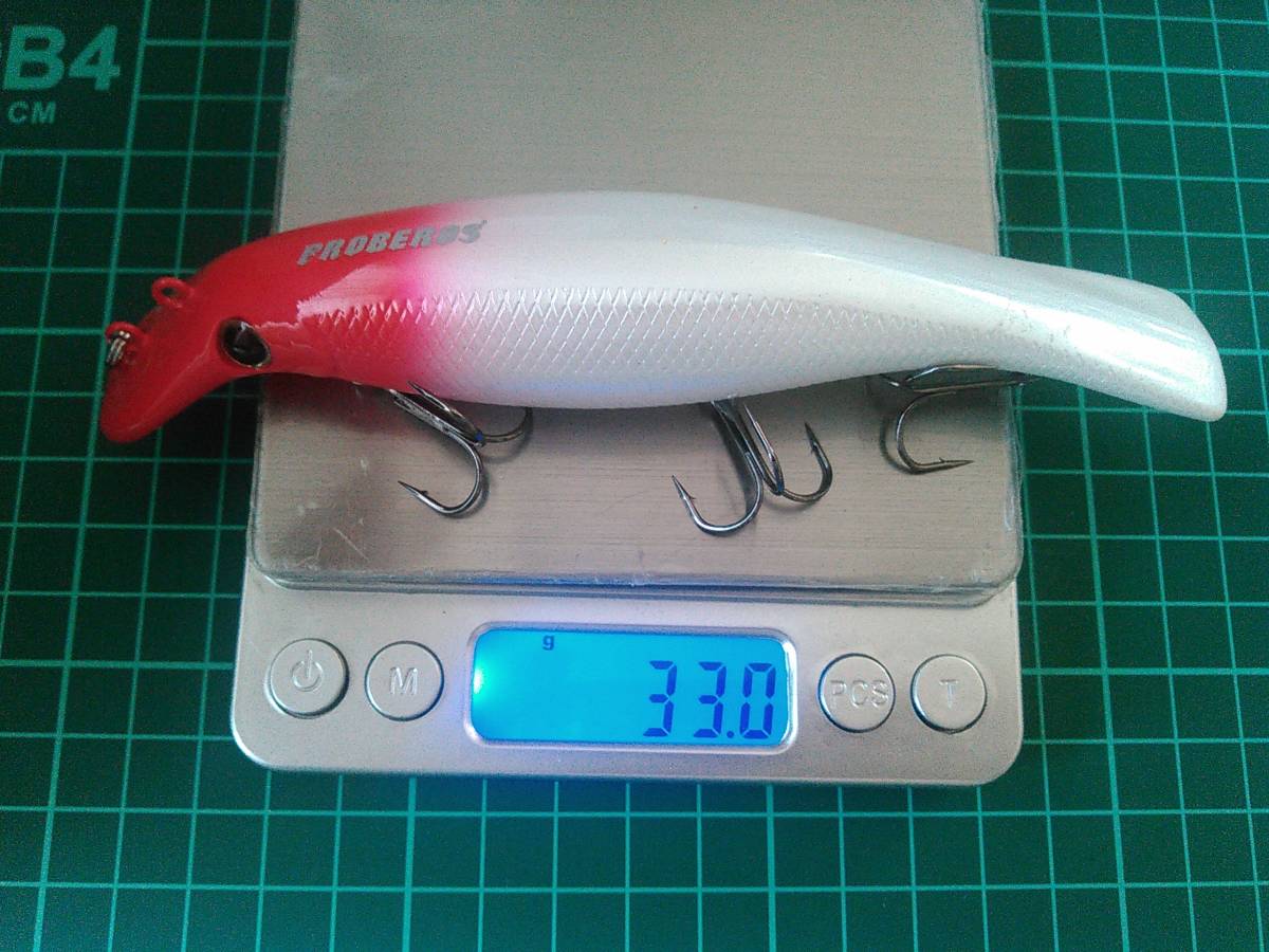 proberos ビリーバー タイプのルアー 150mm 33g フローティング G 検) ビックベイト 野池 ブラックバス ナマズ トップ シーバス マスキー 拍卖