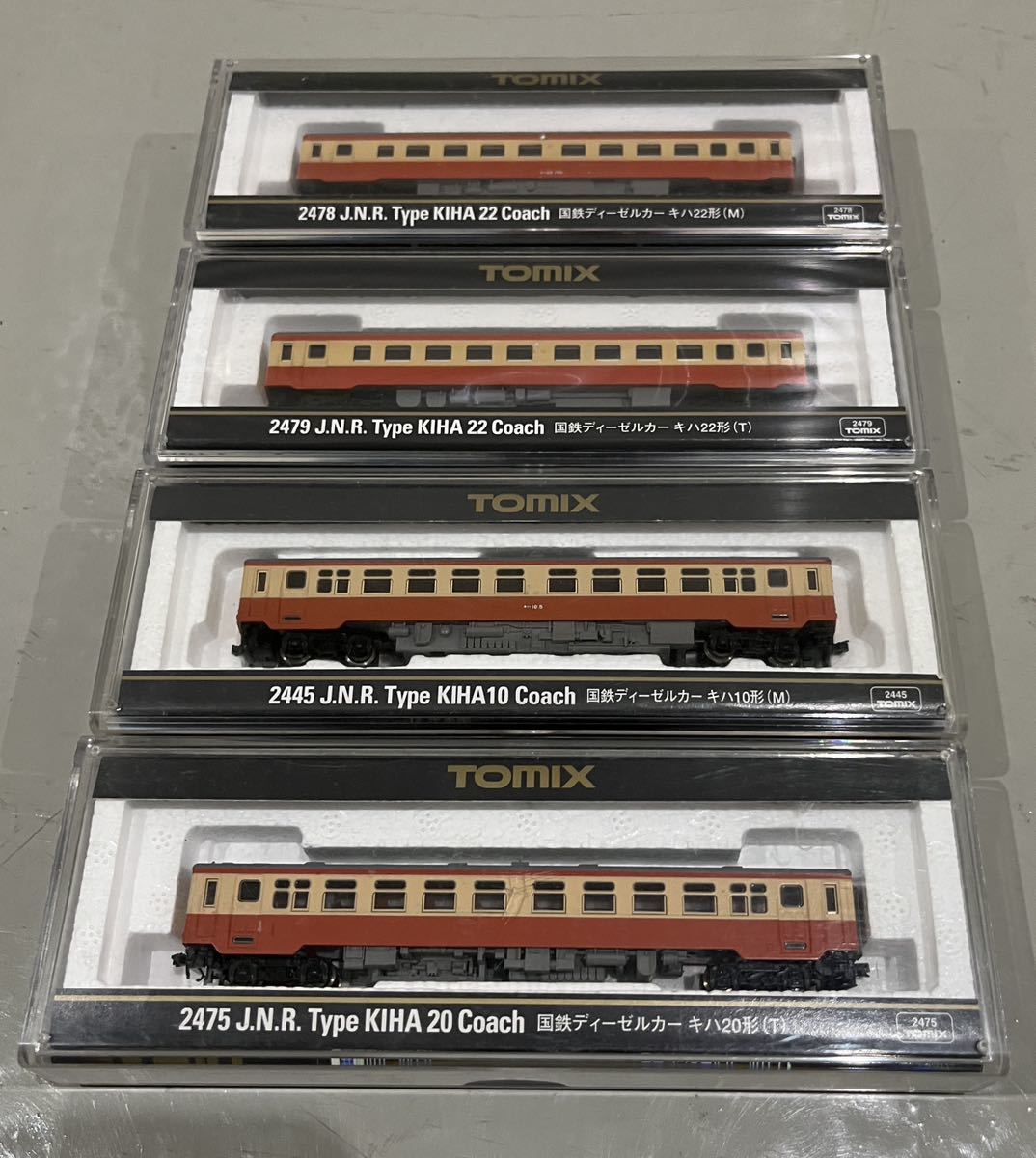 TOMIX 国鉄 キハ 22 M・T キハ10 M・T 4両トミックス 系 一般 気動車 地方 ローカル 線拍卖