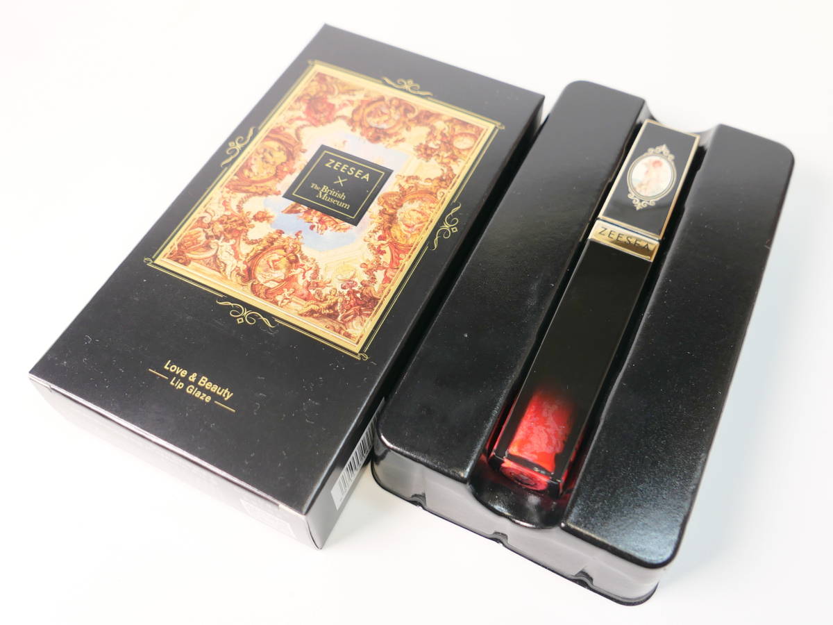 ♪未使用コスメ★ZEESEA ズーシー 滋色 大英博物館コラボ リップ 口紅 琉璃水光唇釉 S725拍卖