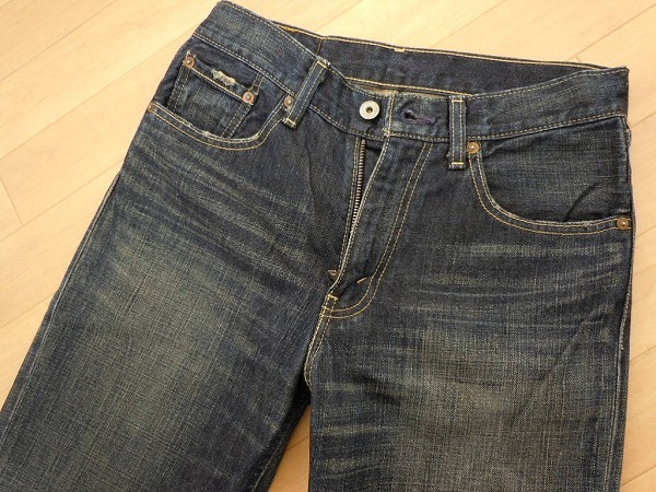 y651★日本製 リーバイス502 ストレート★W29 ユーズド加工ジーンズ★デニムパンツ 即決★拍卖