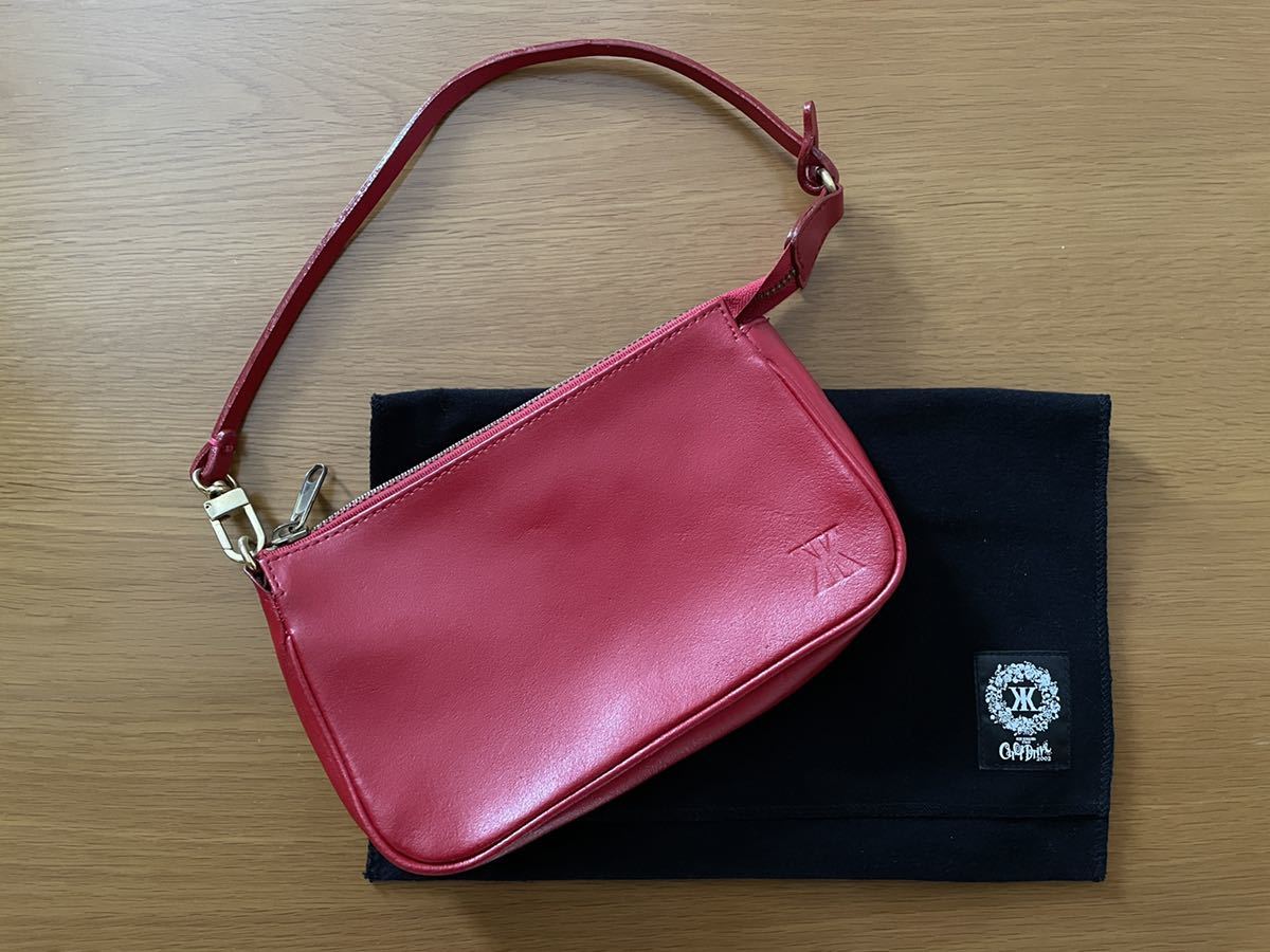 吉川晃司 クリスマスキャロルドライブ 2002 グッズ ミニバッグ 革製拍卖