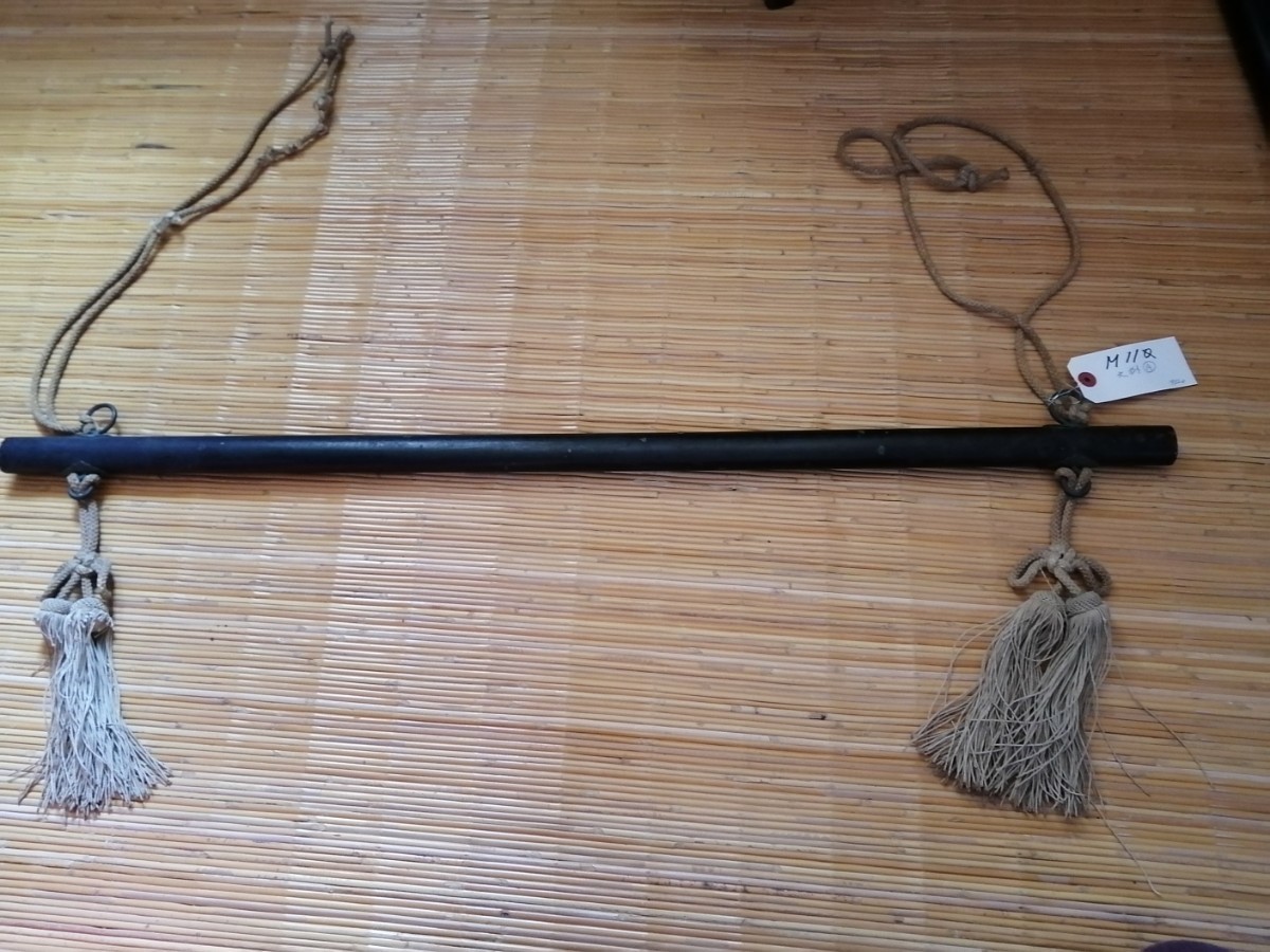 黒漆帯掛け 江戸 帯掛け 衣掛け 着物 和服 帯 帯紐 帯締め 帯揚げ 衣桁 時代木工 M110n3 拍卖