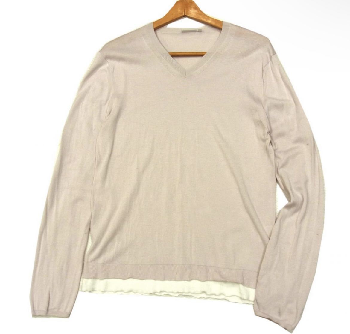 良品 定価34,100円程◆カルバンクライン ニット Vネック メンズ拍卖